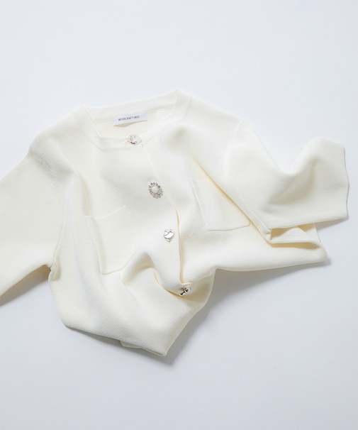 アソートボタンニットジャケット