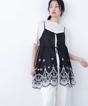 〈N.〉エンブロイダリーキャミチュニック