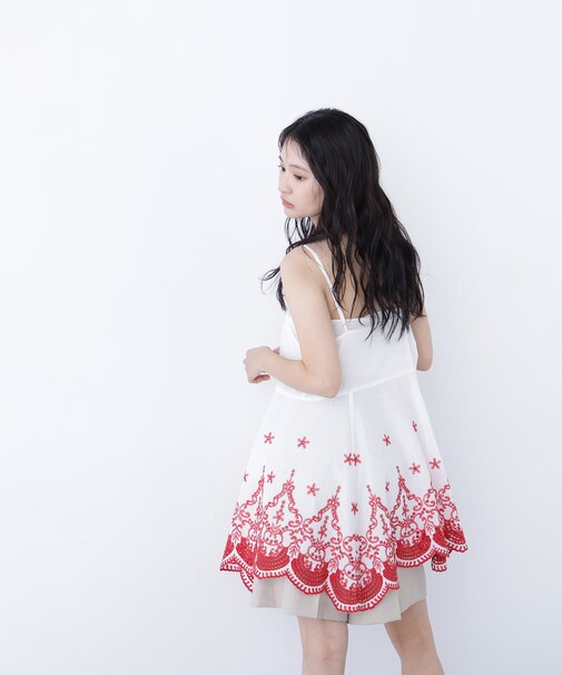 〈N.〉エンブロイダリーキャミチュニック