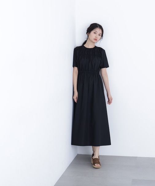 〈N.〉ローンタックショルダーワンピース