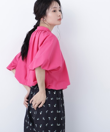 〈N.〉バルーンシャツ