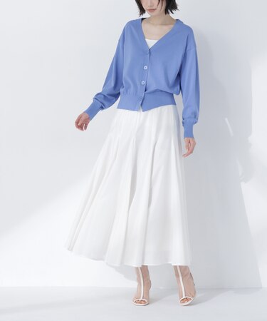 シャイニーシアーボリュームスカート