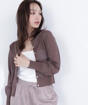 ラメシアーベーシックカーディガン