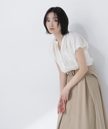 バルーンスリーブブラウス