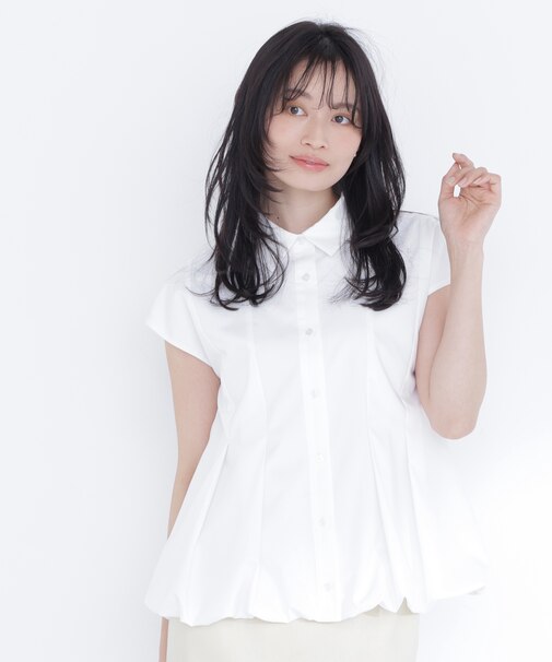 バルーンヘムシャツ