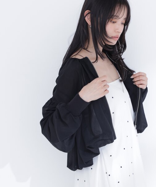 エアリーギャザーブルゾン