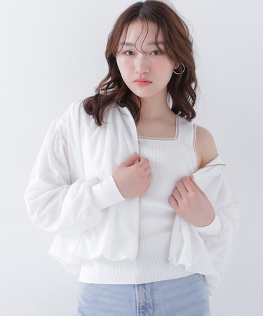 エアリーギャザーブルゾン