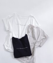 切替スリーブロゴTシャツ