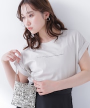 切替スリーブロゴTシャツ