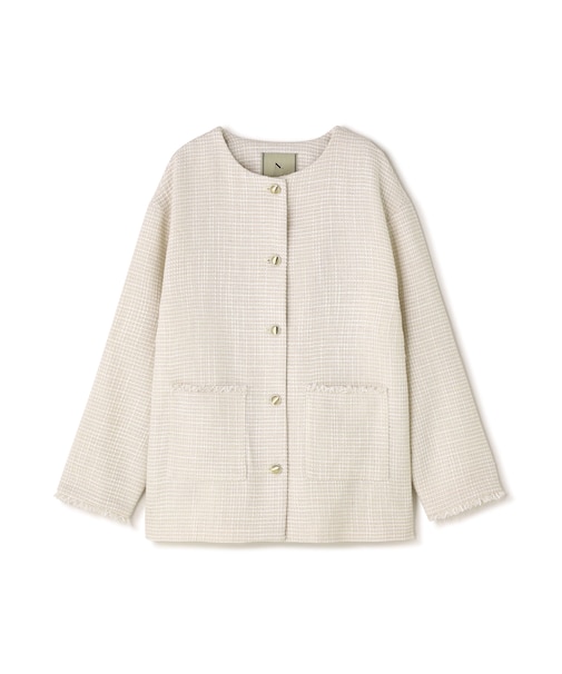 〈N.〉オーバーツイードジャケット