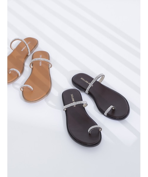 キラキラサムリングトングサンダル