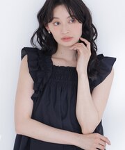 フリルスリーブチュニック