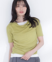 ドレープレイヤードライクニット