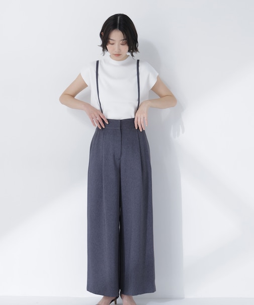 サス付シャンブレーパンツ