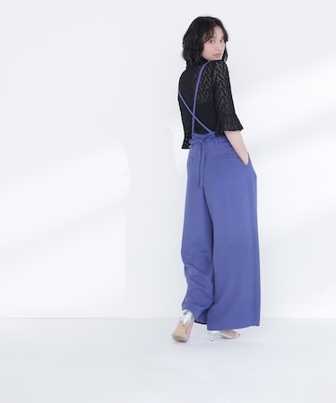 サス付シャンブレーパンツ