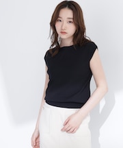 総針ベーシックニット ボートネック