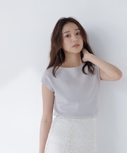 総針ベーシックニット ボートネック