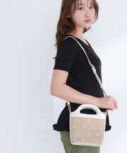 サークルグリップスタッズショルダーバッグ