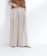 麻調ワイドパンツ