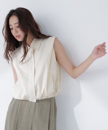 ステンカラードロストジレ