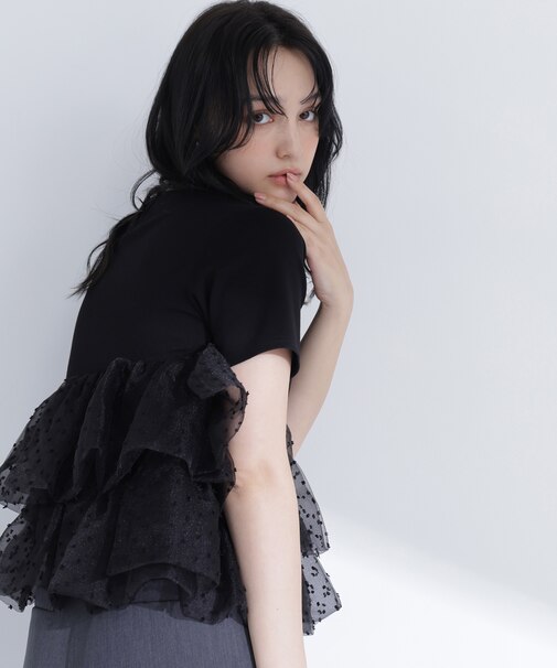 カットドビーティアードカットソー