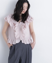 〈N.〉ラッフルブラウス