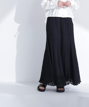 切替レースマーメイドスカート