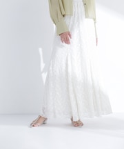 切替レースマーメイドスカート