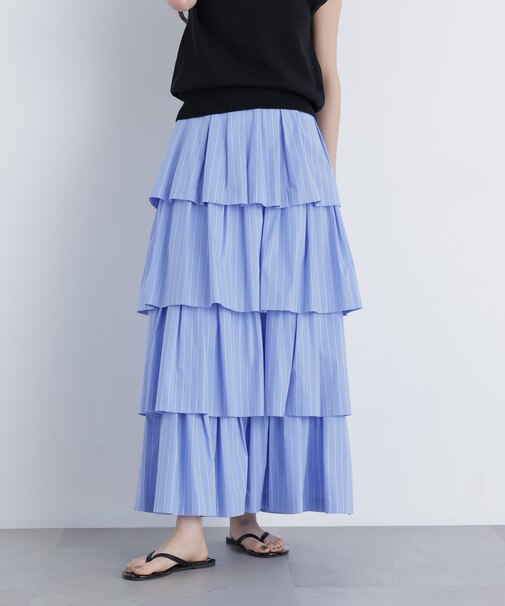 ブロードティアードスカート