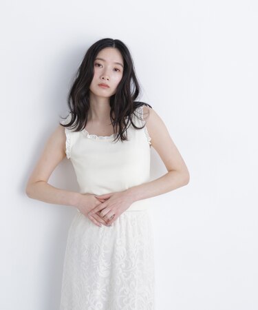 フリルテレコカットソー