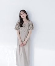 パフィースリーブナローワンピース