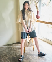 リネンライク SETUP パンツ