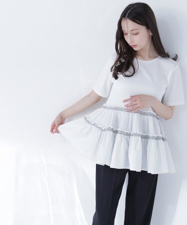 ドッキングティアードカットソー