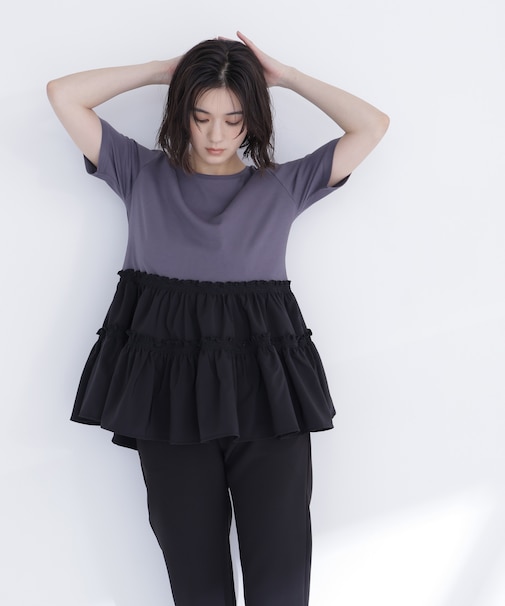 ドッキングティアードカットソー