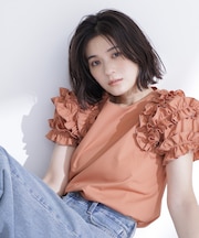 ティアードフリルスリーブブラウス