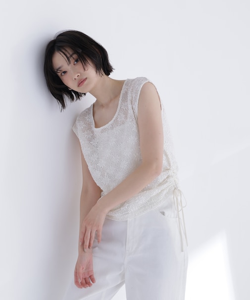 ドロストレースカットソー