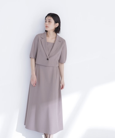 ショートジャケット＆ワンピース