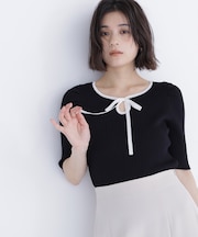 パワショルパイピングニット