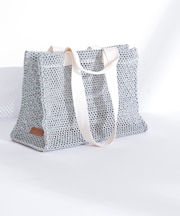 メランジPPスクエアトートバッグ