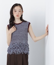 〈N.〉フリンジニット