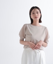 シアースリーブニット