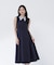 レース襟ノースリーブワンピース