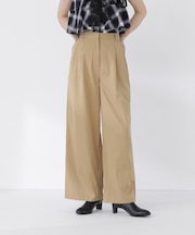 ツータックワイドパンツ