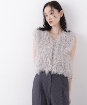 〈N.〉フェザーヤーンニット
