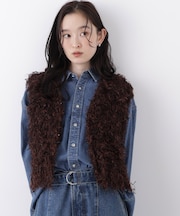 〈N.〉フェザーヤーンニット