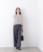 〈N.〉ドットプリントパンツ
