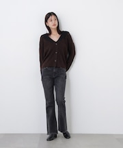 〈N.〉Healthy DENIM フレアデニム