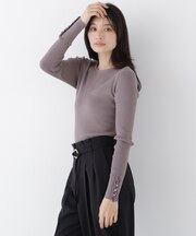 フリルカフスプルオーバー