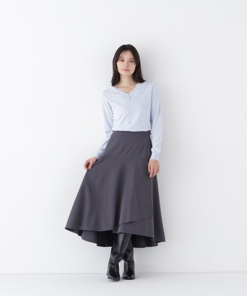 アシメラッフルスカート