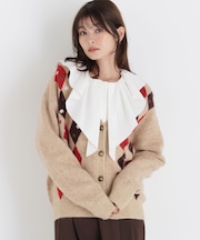 アーガイルカーディガン